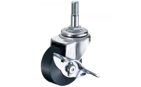 HAMMER CASTER 錘牌 415 E-N125-BAR01-鏈輪E系列帶自由制動器尼龍車125mm