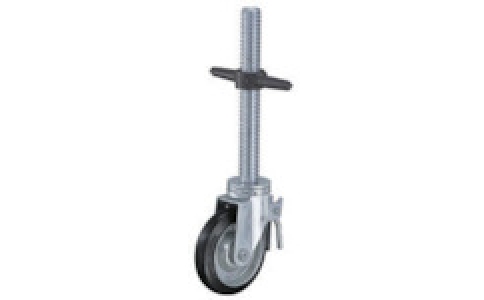 HAMMER CASTER 錘牌 腳輪 5505 SARB150-鏈球腳手架用螺紋橡膠B車