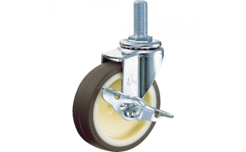 HAMMER CASTER 錘牌 40EA-UR75-BAR01-鏈球E系列旋轉(zhuǎn)型自由聚氨酯車(chē)75mm