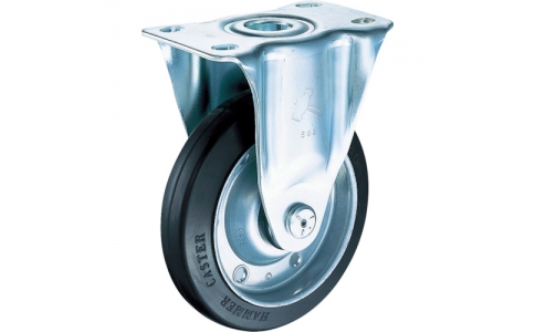 HAMMER CASTER 錘牌 鏈球腳輪 420 SRRB 125-BAR01-鏈球S系列固定橡膠B車125mm
