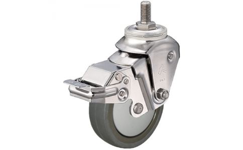 HAMMER CASTER 錘牌 鏈球 不銹鋼墊E螺旋UNF1-2SP導(dǎo)電聚氨酯100mm