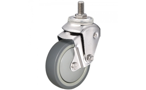 HAMMER CASTER 錘牌 940 SEA-UZ125S 132-鏈球全不銹鋼靠墊E自由導電聚氨酯125mm線徑3.2