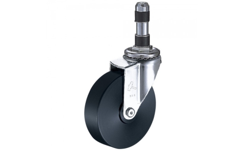 HAMMER CASTER 錘牌 腳輪4403EXMC125-鏈輪管子插入MC尼龍車