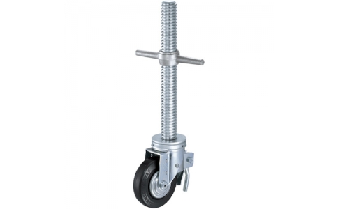 HAMMER CASTER 錘牌 腳輪550SA-DCB125-鏈球腳手架用螺紋橡膠B車